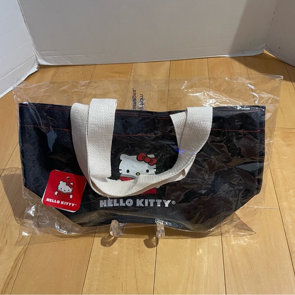 NWT hello kitty denim small tote - Picture 6 of 9